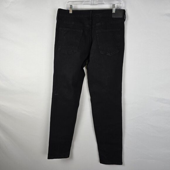 Aeropostale Aero Athletic Skinny Jeans Men's 34 x 34 Black Distressed NWT - Picture 16 of 16